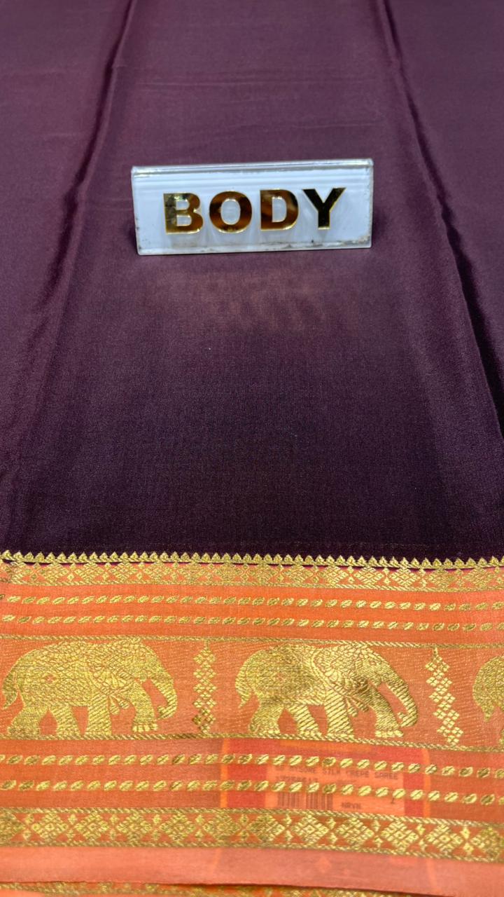 Pure Mysore Silk Saree.
