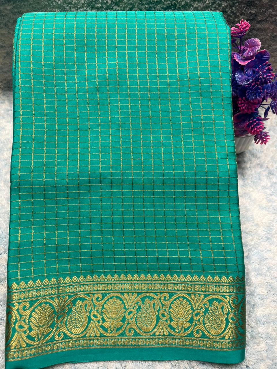 Pure Mysore Silk Saree.