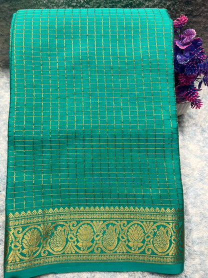 Pure Mysore Silk Saree.