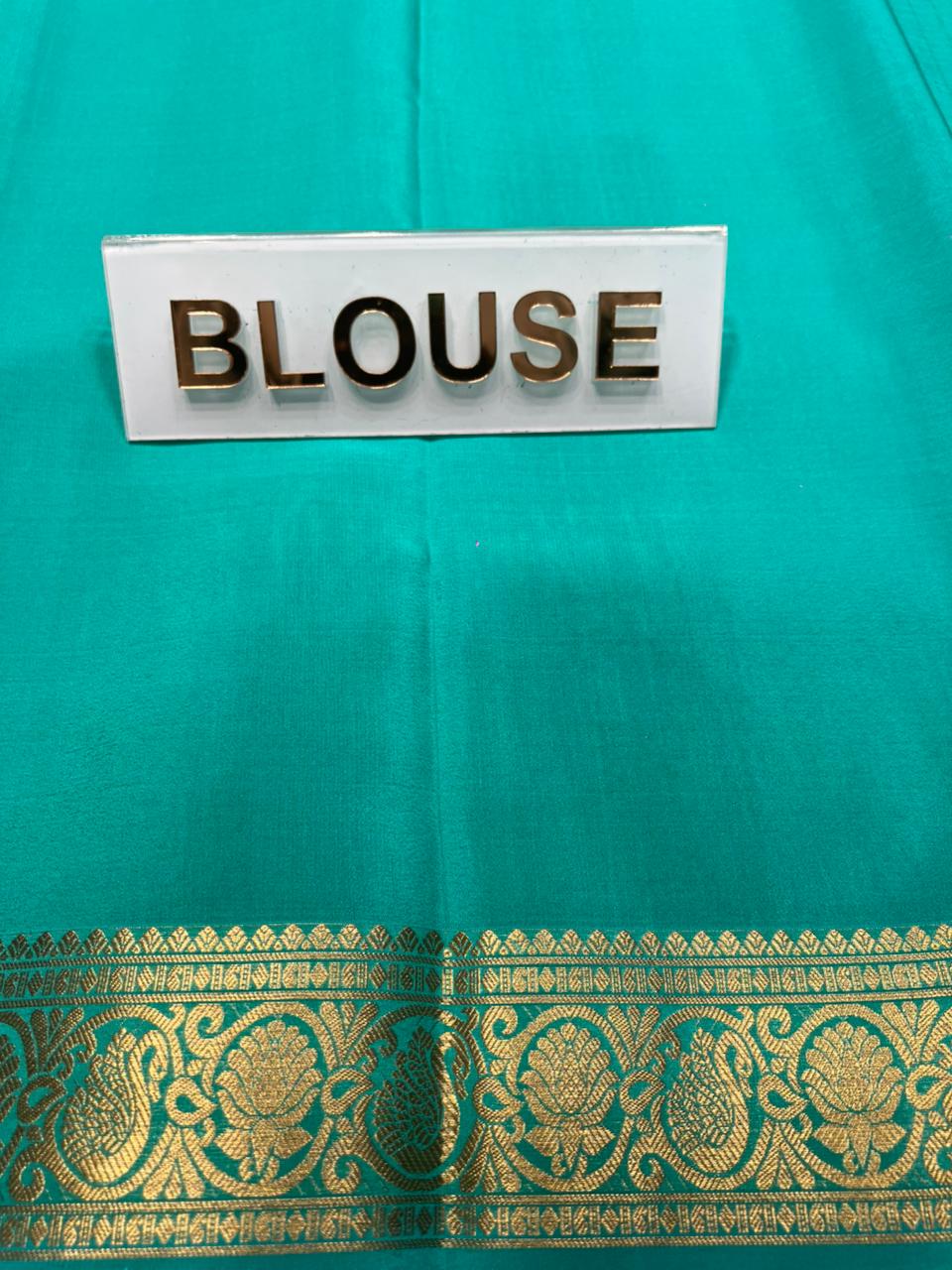Pure Mysore Silk Saree.