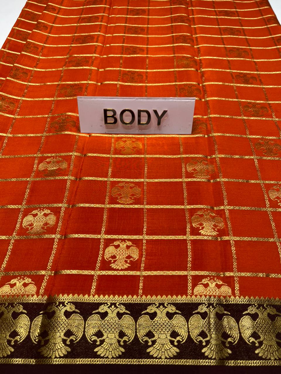 Pure Mysore Silk Saree.