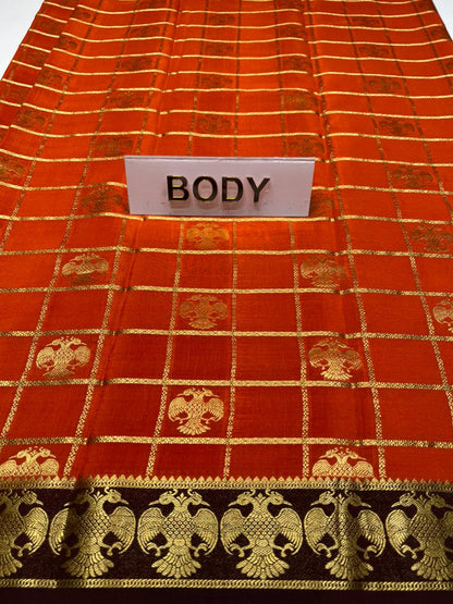 Pure Mysore Silk Saree.