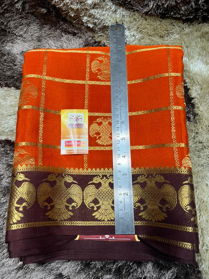 Pure Mysore Silk Saree.