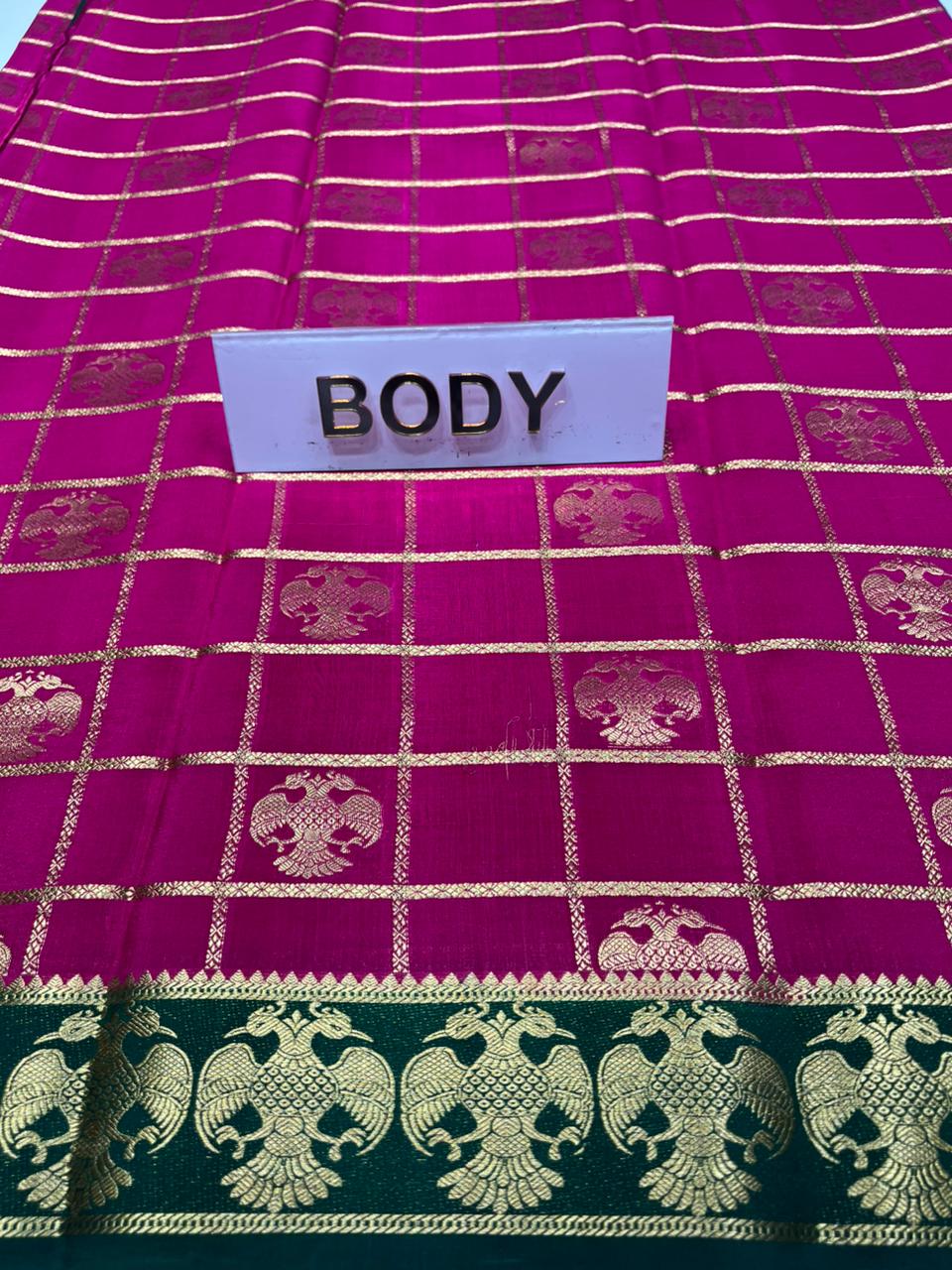 Pure Mysore Silk Saree.