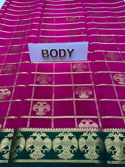 Pure Mysore Silk Saree.