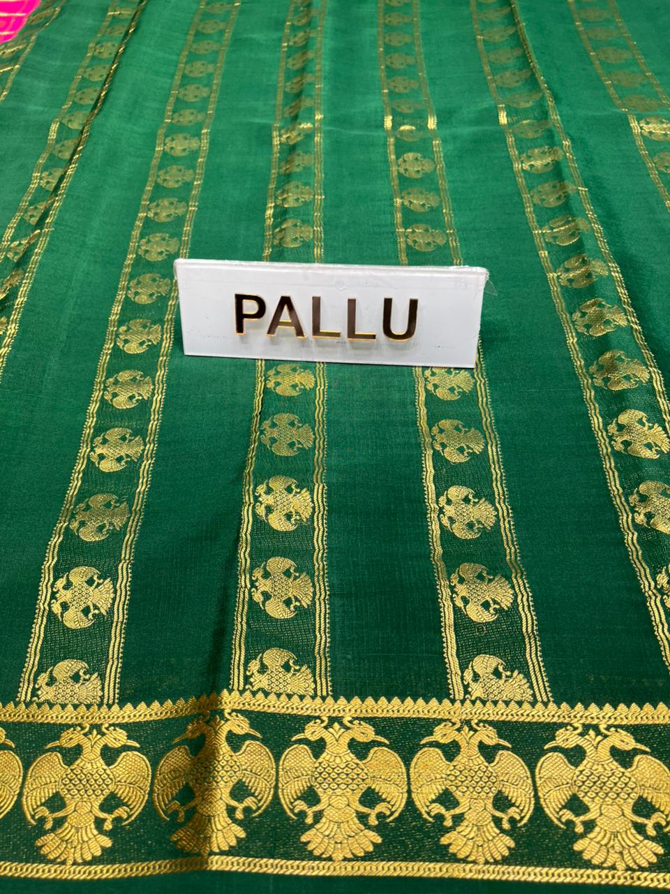 Pure Mysore Silk Saree.