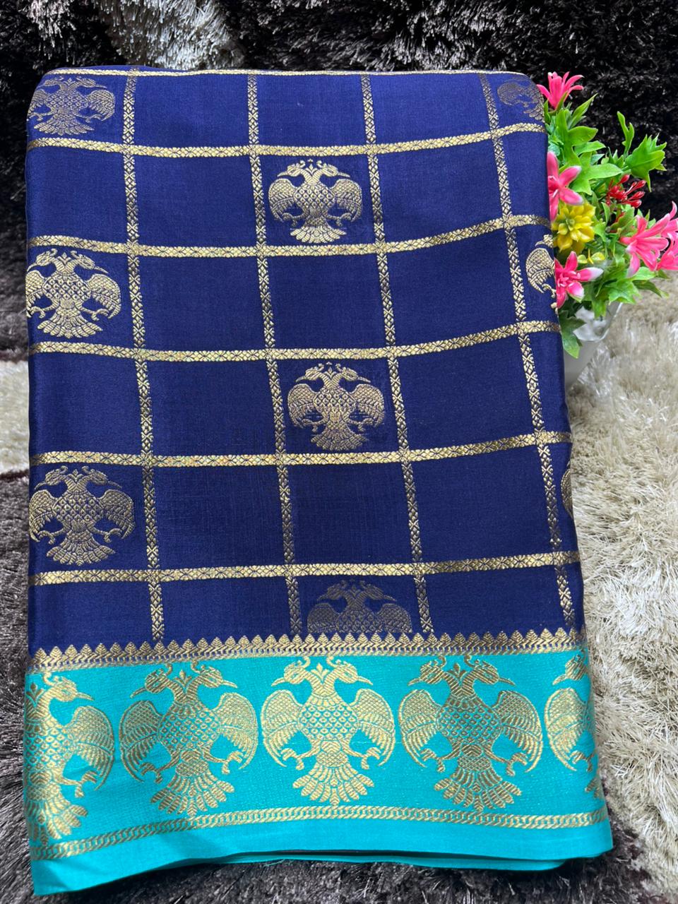 Pure Mysore Silk Saree.