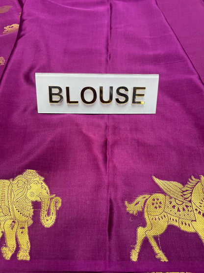 Pure Mysore Silk Saree.
