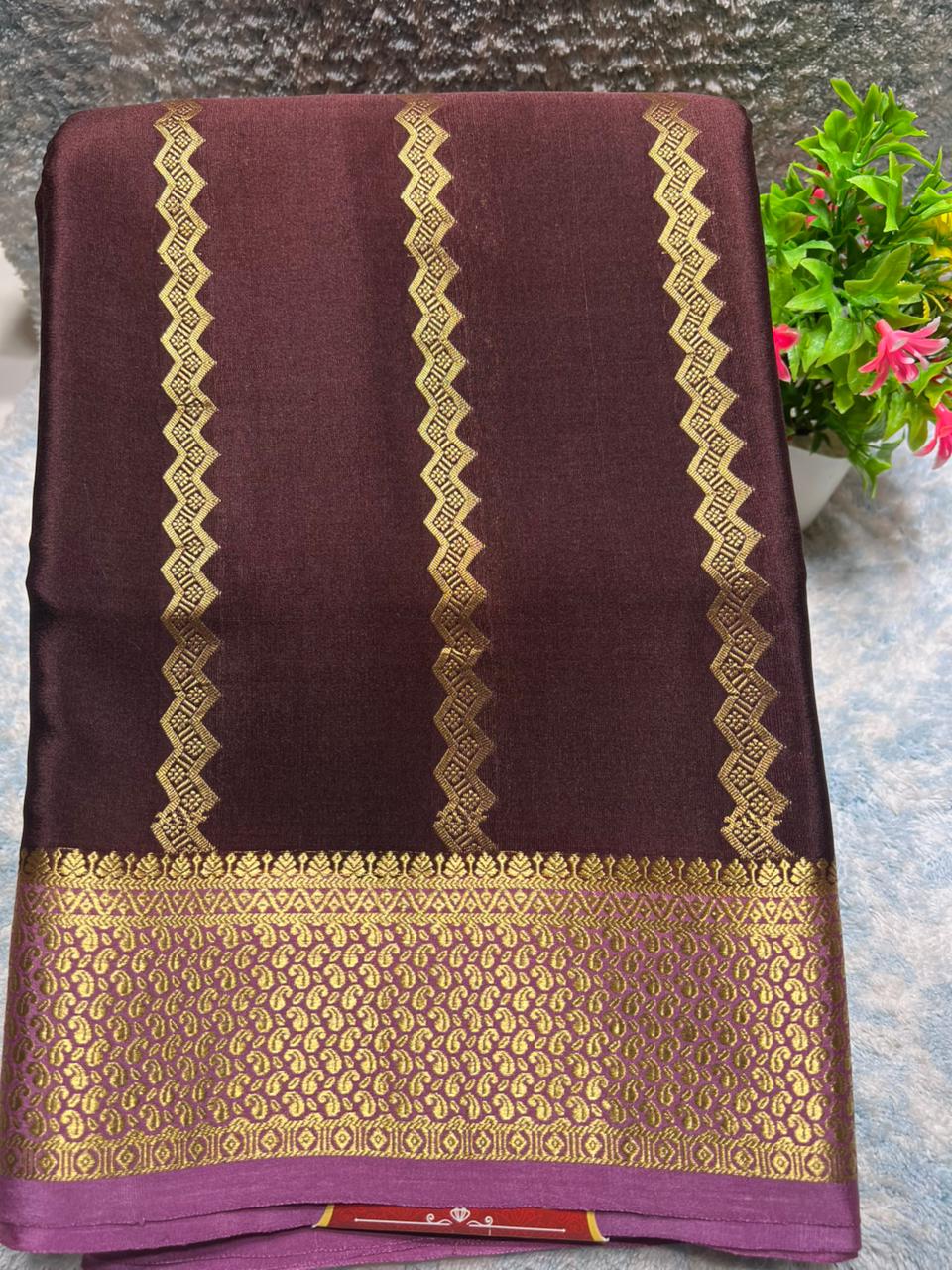 Pure Mysore Silk Saree.