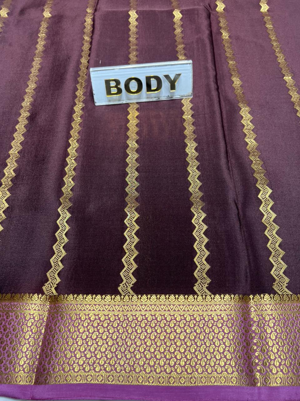 Pure Mysore Silk Saree.