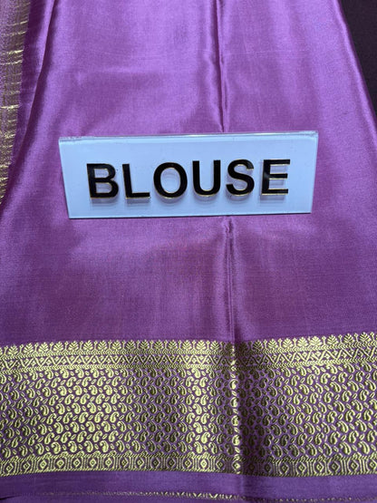 Pure Mysore Silk Saree.