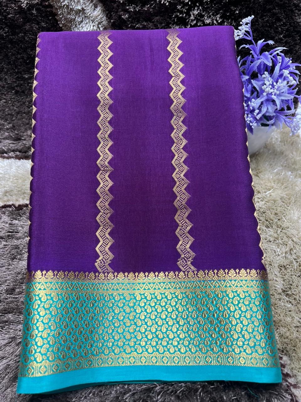 Pure Mysore Silk Saree.