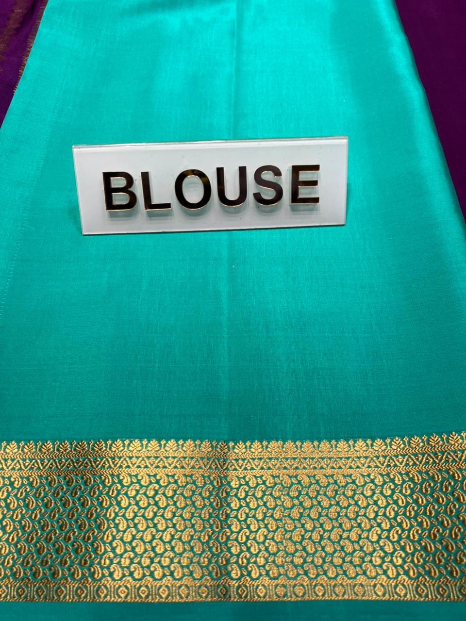 Pure Mysore Silk Saree.