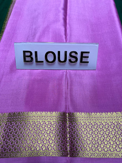 Pure Mysore Silk Saree.