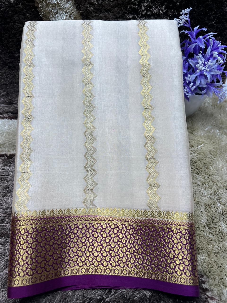 Pure Mysore Silk Saree.
