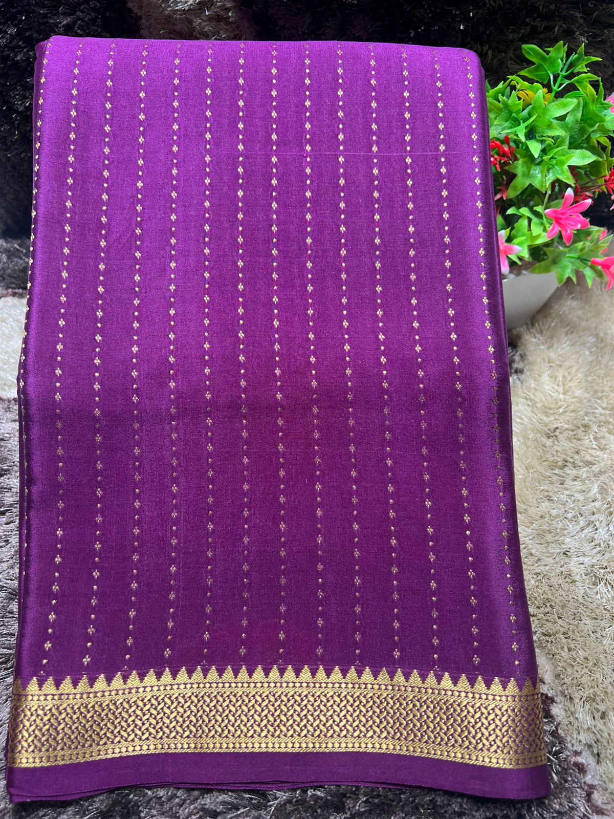 Pure Mysore Silk Saree.