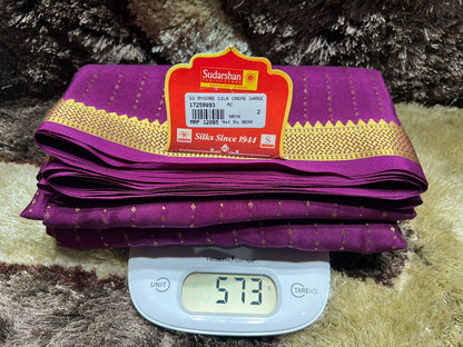 Pure Mysore Silk Saree.