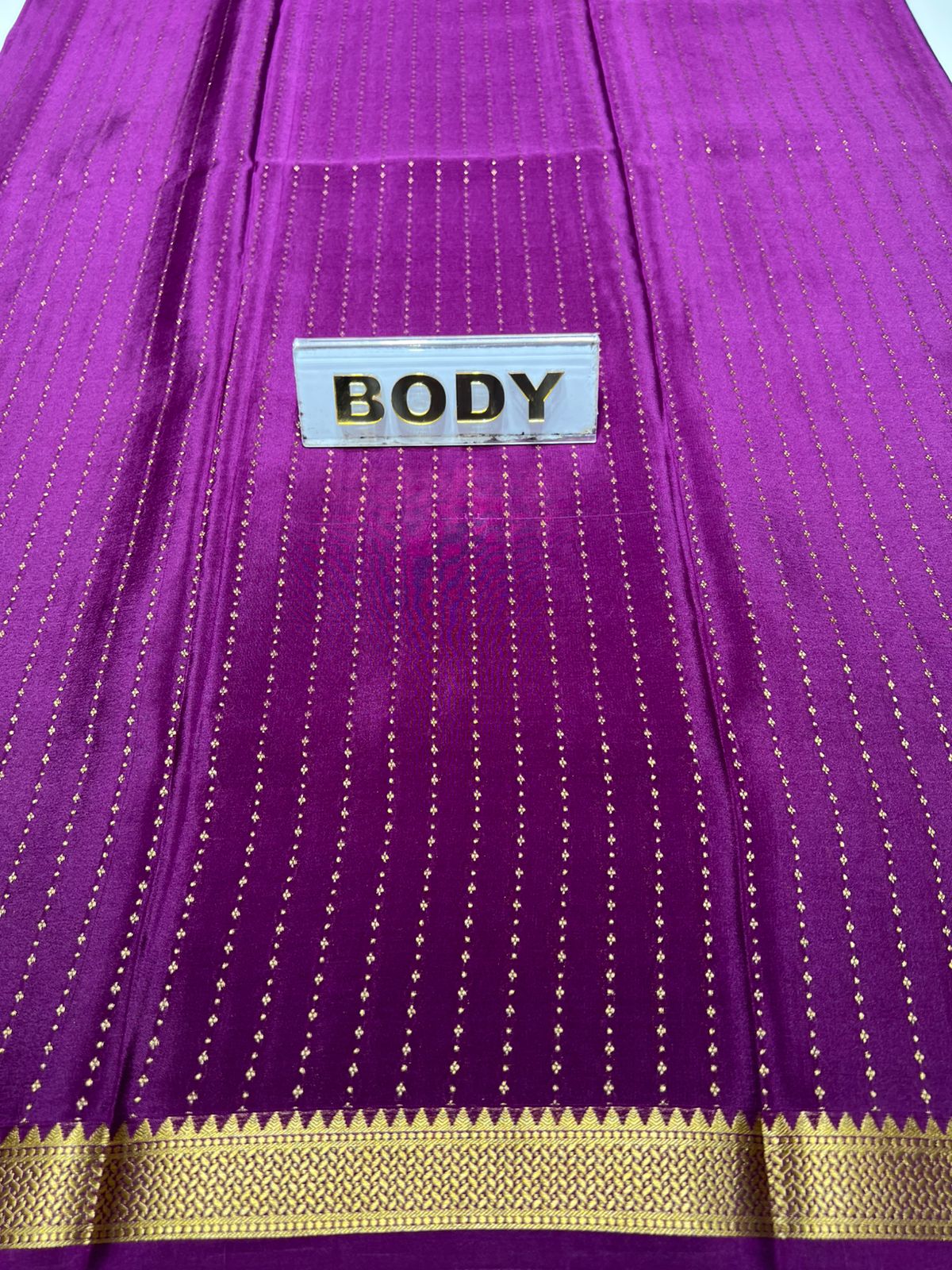 Pure Mysore Silk Saree.