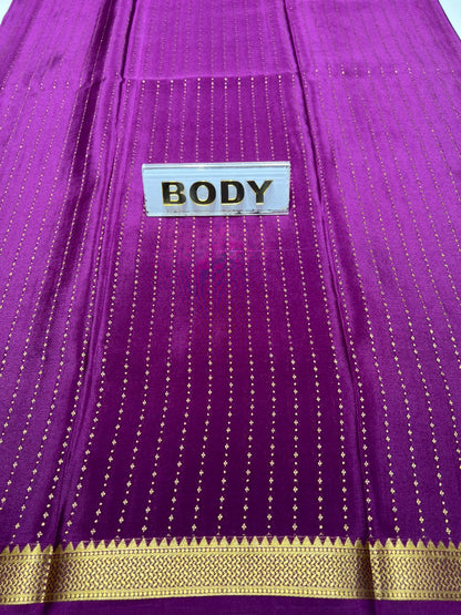 Pure Mysore Silk Saree.