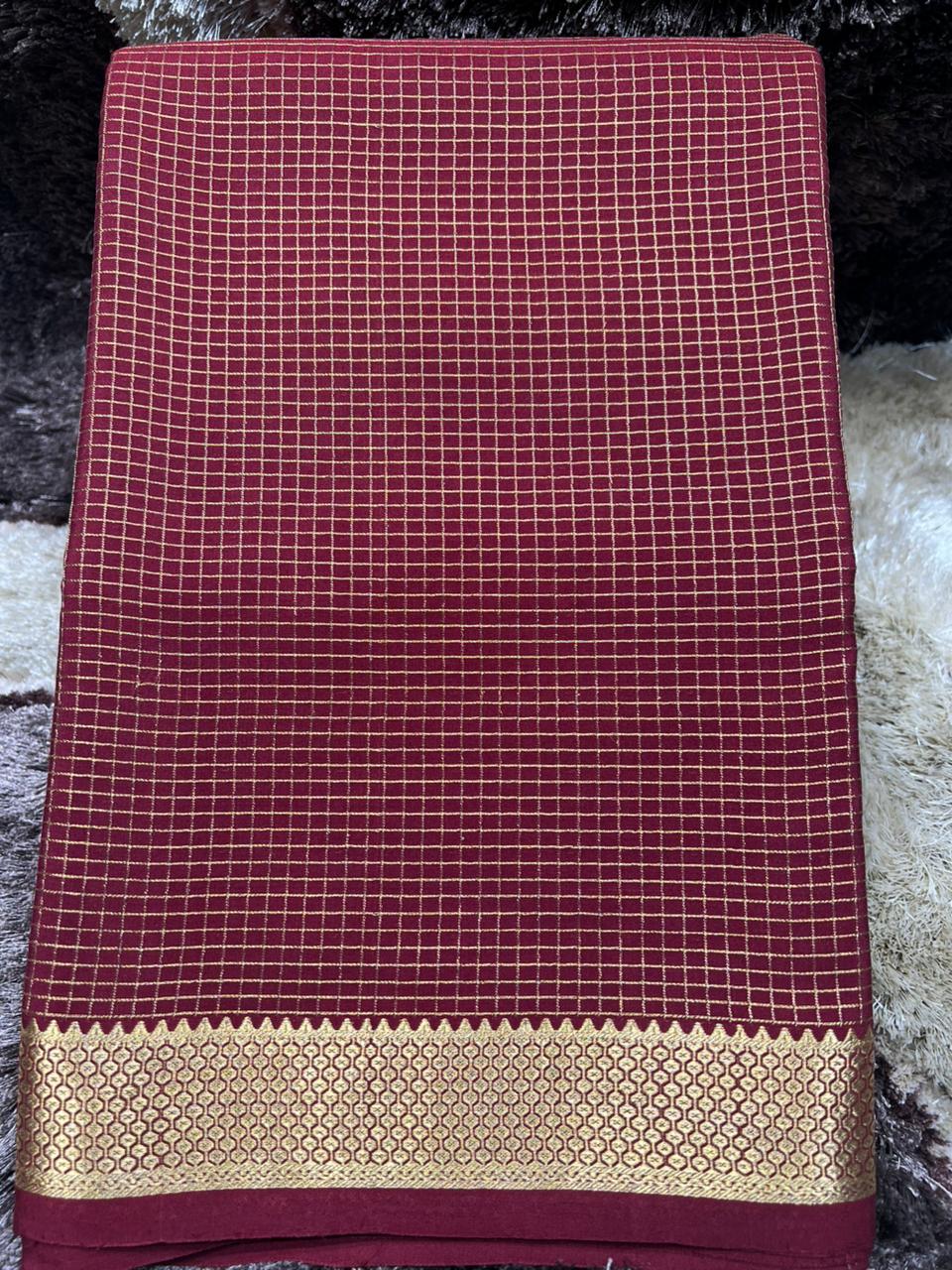 Pure Mysore Silk Saree.