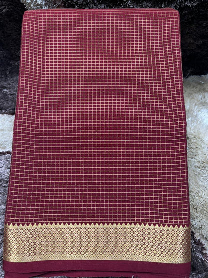 Pure Mysore Silk Saree.