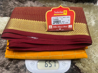 Pure Mysore Silk Saree.