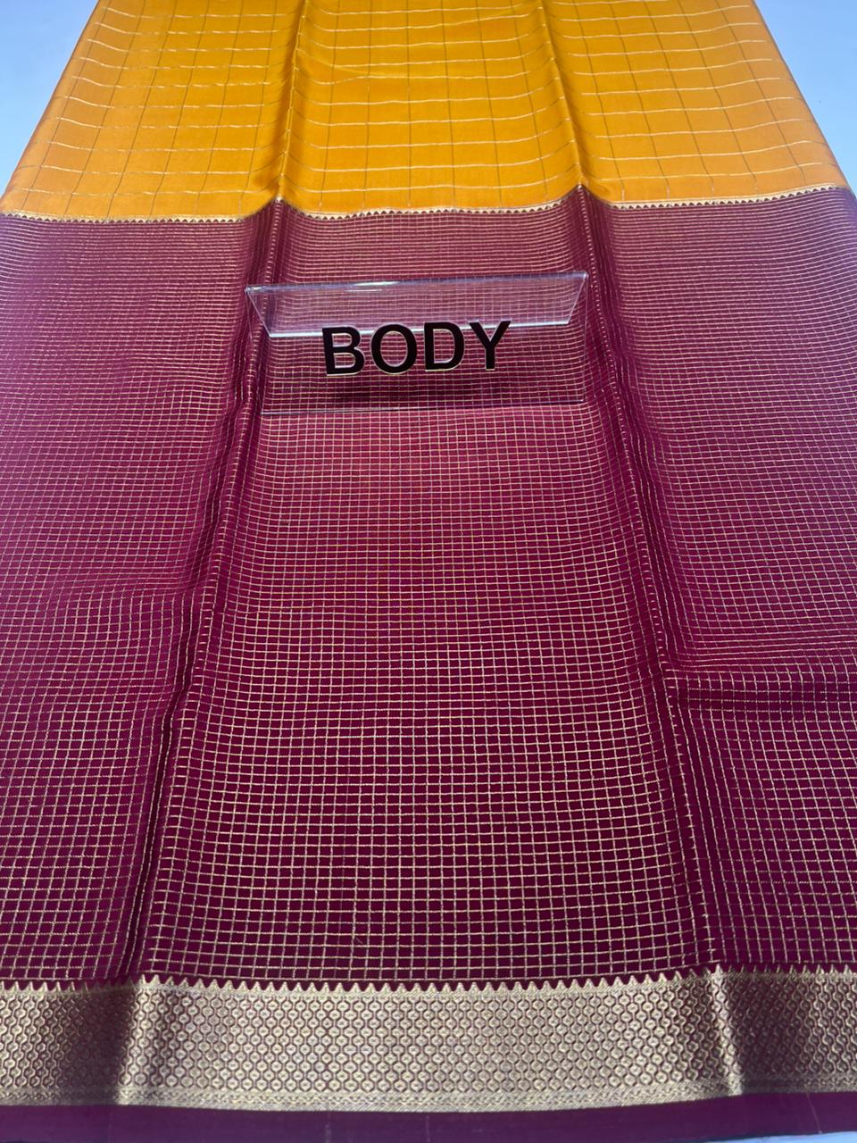 Pure Mysore Silk Saree.