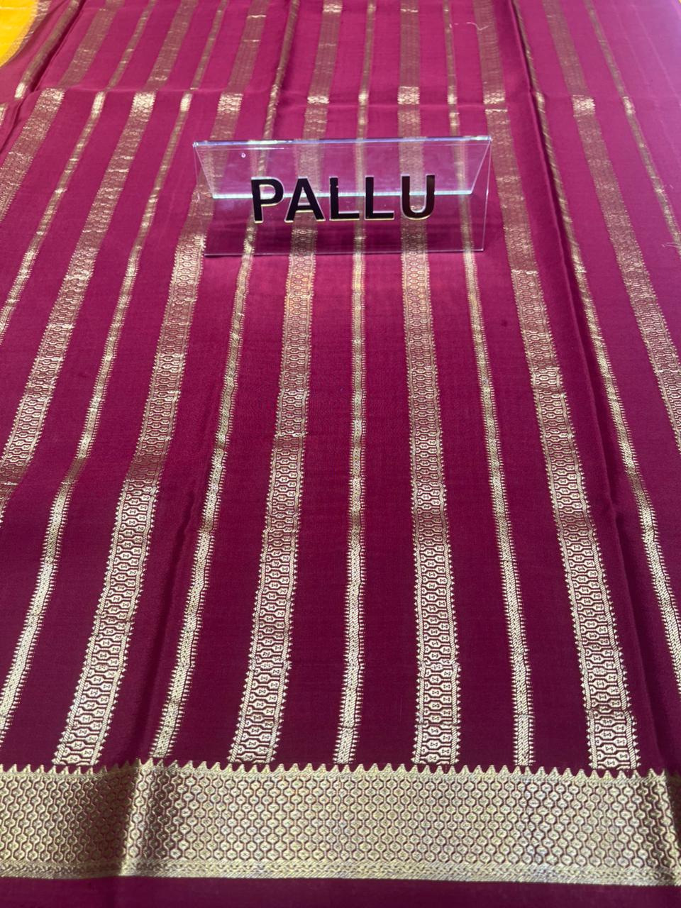 Pure Mysore Silk Saree.
