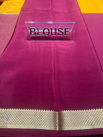 Pure Mysore Silk Saree.