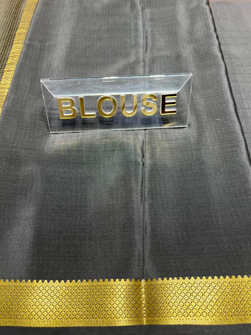 Pure Mysore Silk Saree.