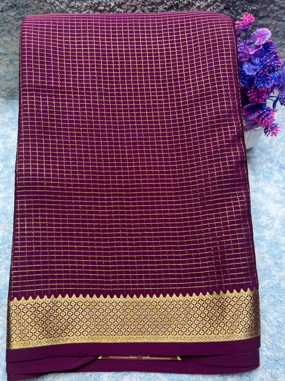 Pure Mysore Silk Saree.