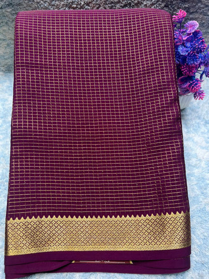 Pure Mysore Silk Saree.