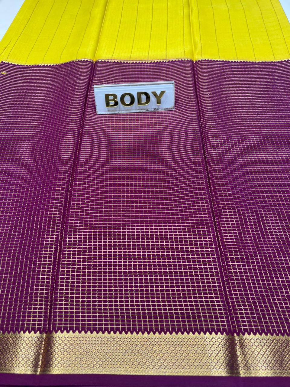 Pure Mysore Silk Saree.