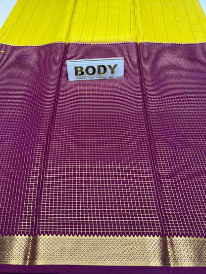 Pure Mysore Silk Saree.