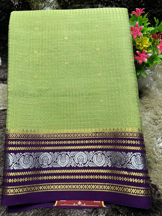 Pure Mysore Silk Saree.