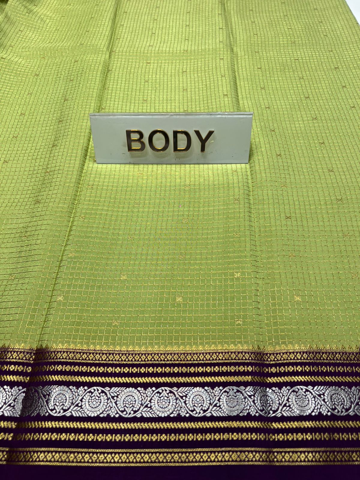 Pure Mysore Silk Saree.