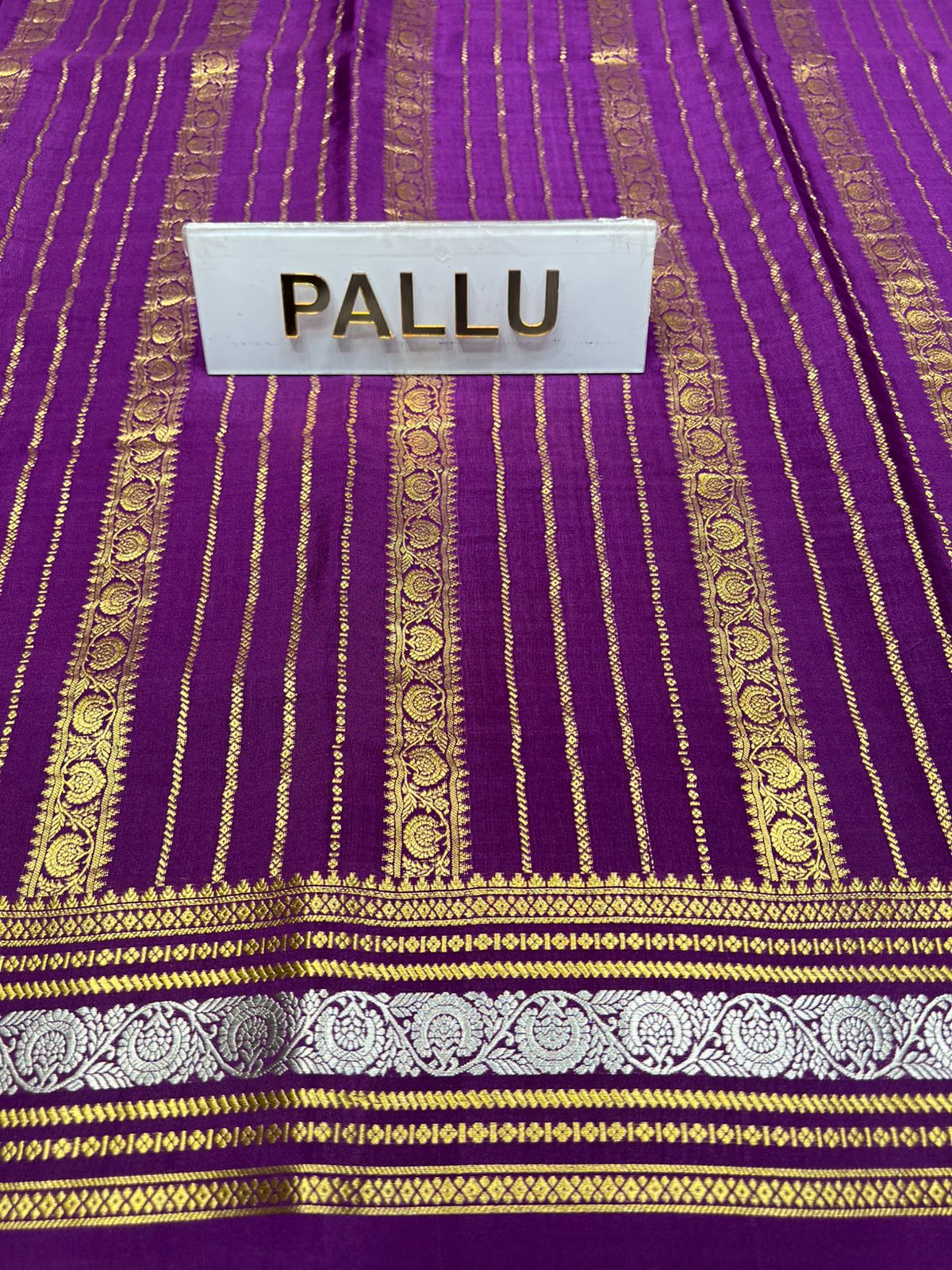Pure Mysore Silk Saree.