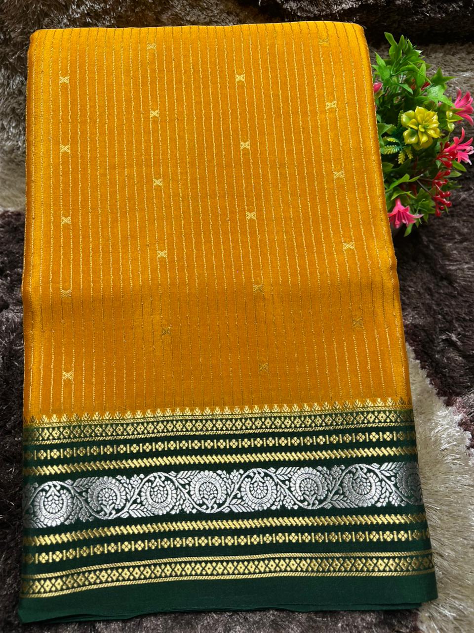 Pure Mysore Silk Saree.