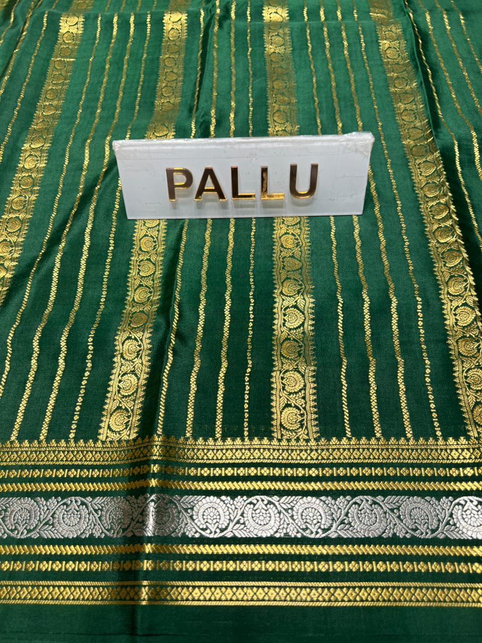 Pure Mysore Silk Saree.