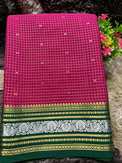 Pure Mysore Silk Saree.