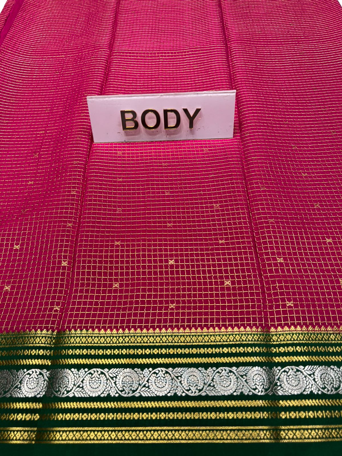 Pure Mysore Silk Saree.