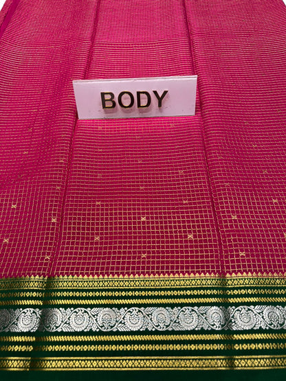 Pure Mysore Silk Saree.
