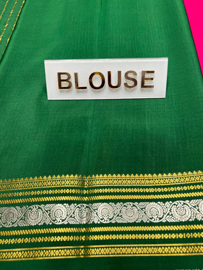 Pure Mysore Silk Saree.
