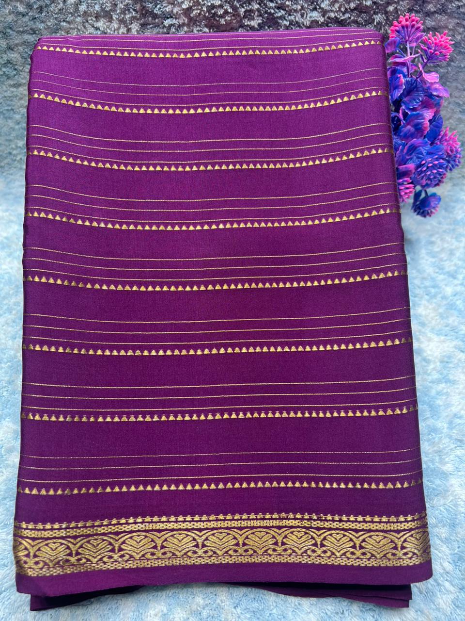 Pure Mysore Silk Saree.