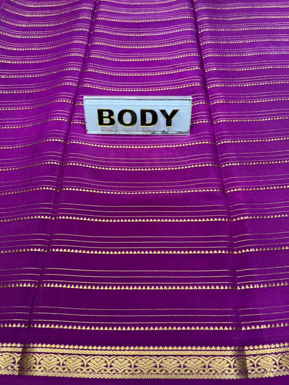 Pure Mysore Silk Saree.