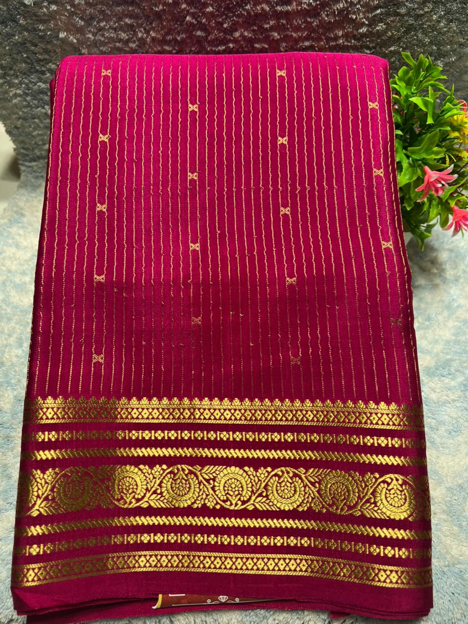 Pure Mysore Silk Saree.