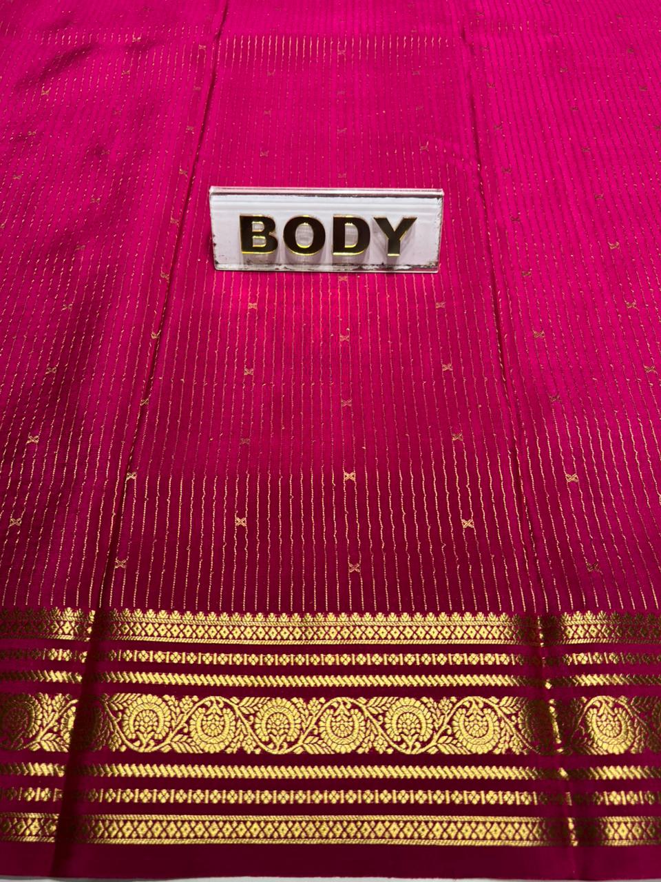 Pure Mysore Silk Saree.