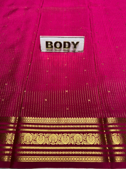 Pure Mysore Silk Saree.