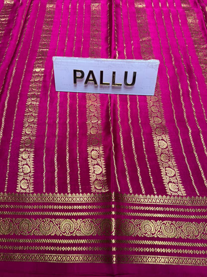 Pure Mysore Silk Saree.
