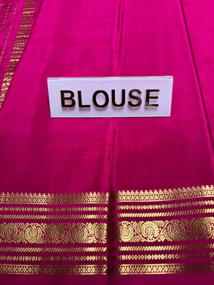 Pure Mysore Silk Saree.